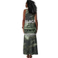 761st Tank Battalion Black Panthers Tank Maxi Dress WWII Military Camouflage - African Pride