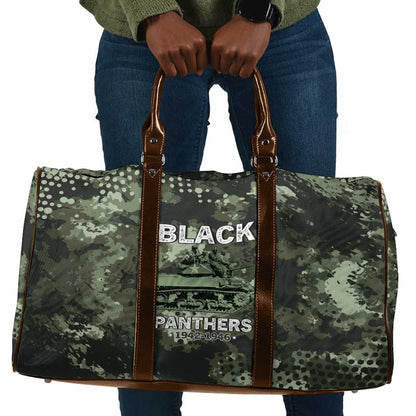 761st Tank Battalion Black Panthers Travel Bag WWII Military Camouflage - African Pride