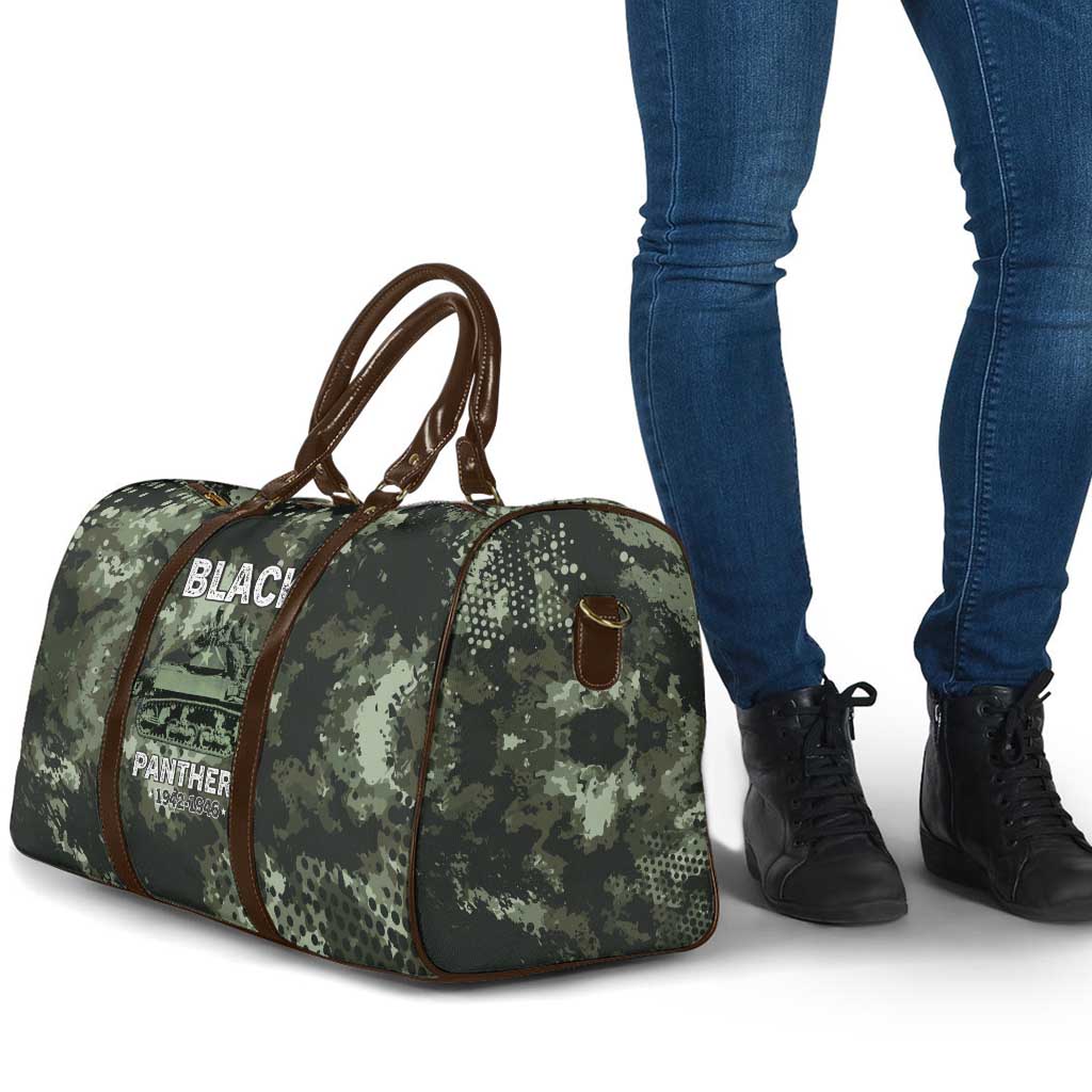 761st Tank Battalion Black Panthers Travel Bag WWII Military Camouflage - African Pride