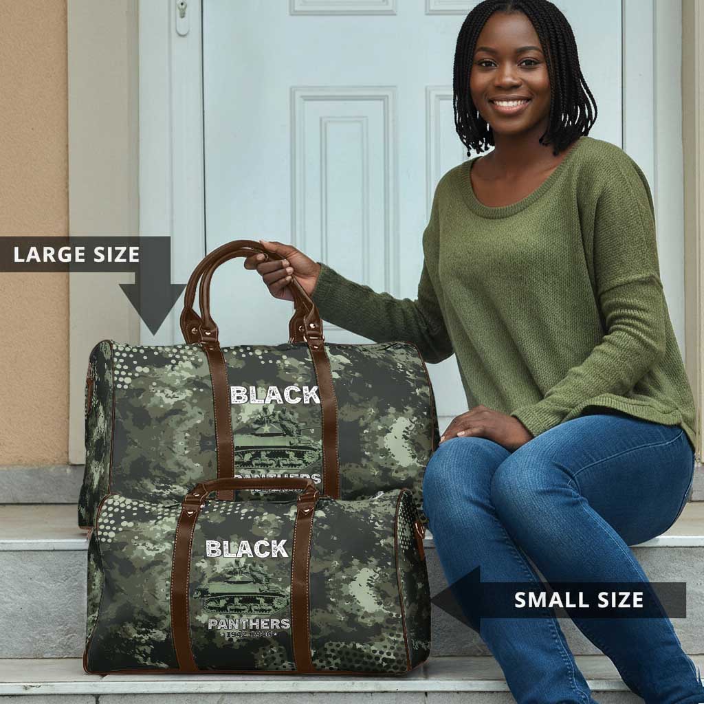 761st Tank Battalion Black Panthers Travel Bag WWII Military Camouflage - African Pride