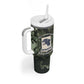 761st Tank Battalion Black Panthers Tumbler With Handle WWII Military Camouflage - African Pride