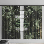 761st Tank Battalion Black Panthers Window Curtain WWII Military Camouflage - African Pride