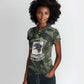 761st Tank Battalion Black Panthers Women Polo Shirt WWII Military Camouflage - African Pride