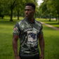 761st Tank Battalion Black Panthers Zipper Polo Shirt WWII Military Camouflage - African Pride