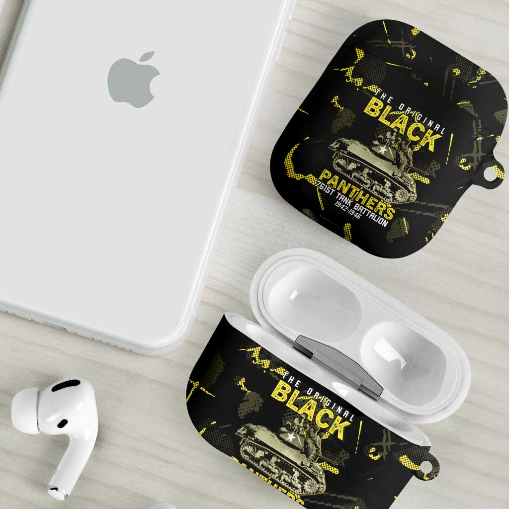The Original Black Panthers 761st Tank Battalion AirPods Case African American Heroes - African Pride