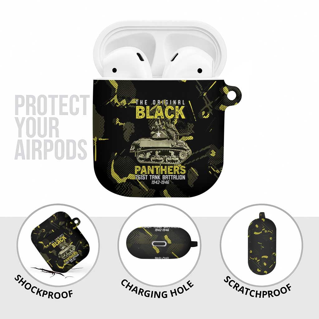 The Original Black Panthers 761st Tank Battalion AirPods Case African American Heroes - African Pride
