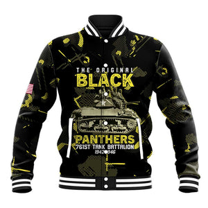 The Original Black Panthers 761st Tank Battalion Baseball Jacket African American Heroes - African Pride