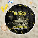 The Original Black Panthers 761st Tank Battalion Beach Blanket African American Heroes - African Pride