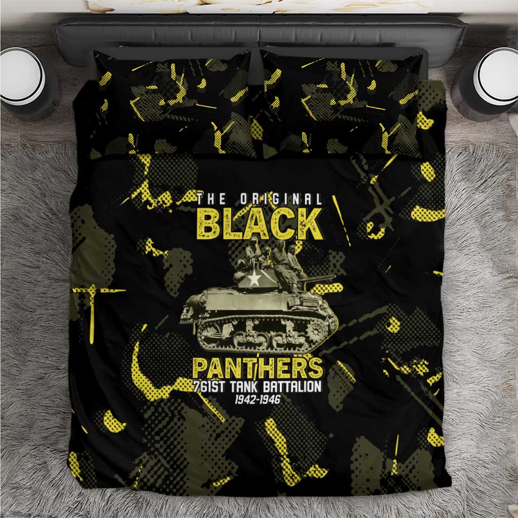 The Original Black Panthers 761st Tank Battalion Bedding Set African American Heroes - African Pride