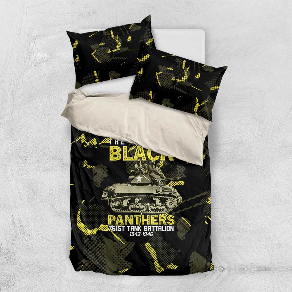 The Original Black Panthers 761st Tank Battalion Bedding Set African American Heroes - African Pride