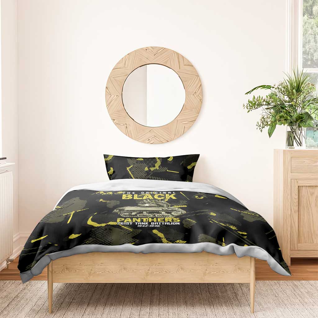 The Original Black Panthers 761st Tank Battalion Bedding Set African American Heroes - African Pride