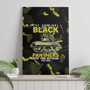 The Original Black Panthers 761st Tank Battalion Canvas Wall Art African American Heroes - African Pride