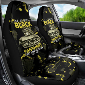 The Original Black Panthers 761st Tank Battalion Car Seat Cover African American Heroes - African Pride