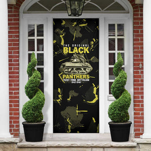 The Original Black Panthers 761st Tank Battalion Door Cover African American Heroes - African Pride