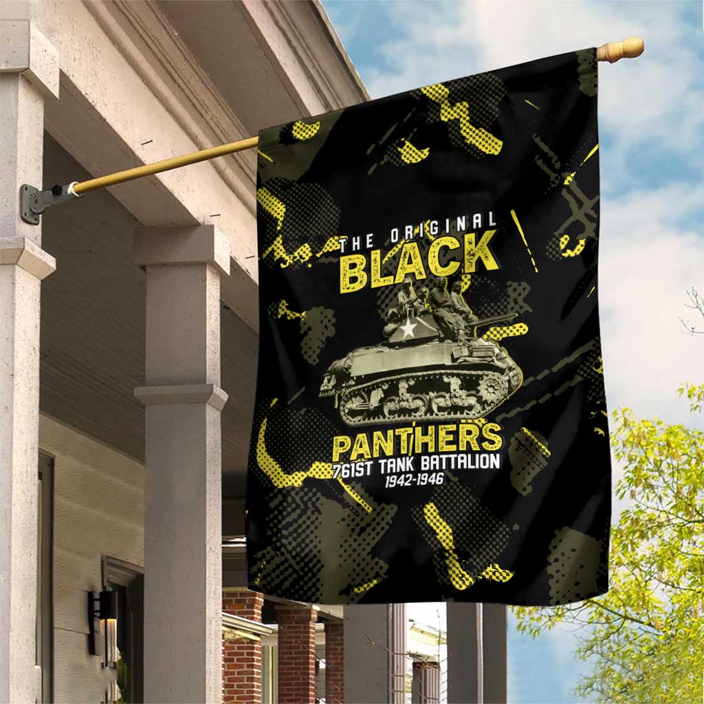 The Original Black Panthers 761st Tank Battalion Garden Flag African American Heroes - African Pride