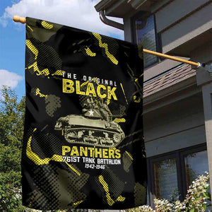 The Original Black Panthers 761st Tank Battalion Garden Flag African American Heroes - African Pride