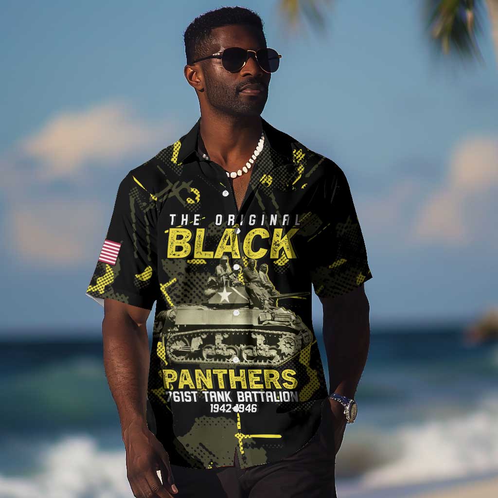 The Original Black Panthers 761st Tank Battalion Hawaiian Shirt African American Heroes - African Pride