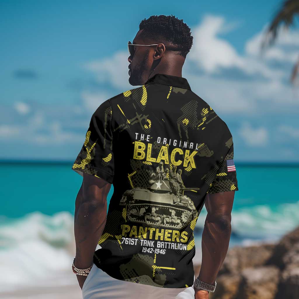 The Original Black Panthers 761st Tank Battalion Hawaiian Shirt African American Heroes - African Pride