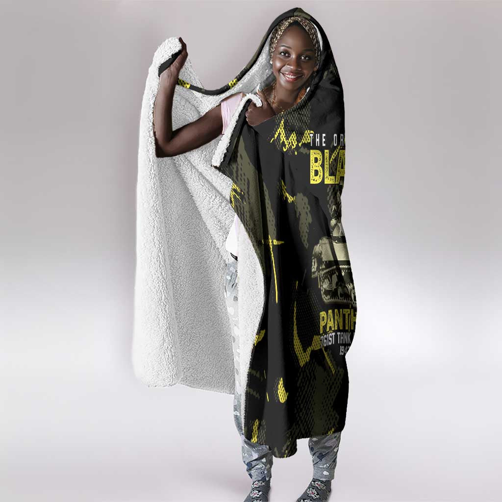 The Original Black Panthers 761st Tank Battalion Hooded Blanket African American Heroes - African Pride