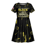 The Original Black Panthers 761st Tank Battalion Kid Short Sleeve Dress African American Heroes - African Pride
