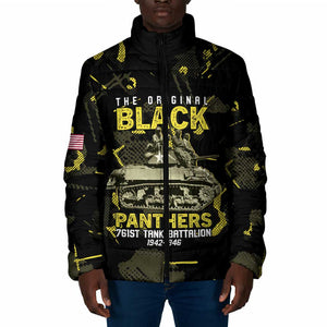 The Original Black Panthers 761st Tank Battalion Padded Jacket African American Heroes - African Pride