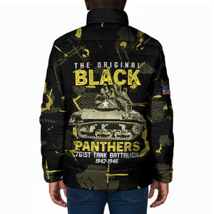 The Original Black Panthers 761st Tank Battalion Padded Jacket African American Heroes - African Pride