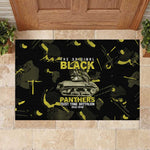 The Original Black Panthers 761st Tank Battalion Rubber Doormat African American Heroes - African Pride
