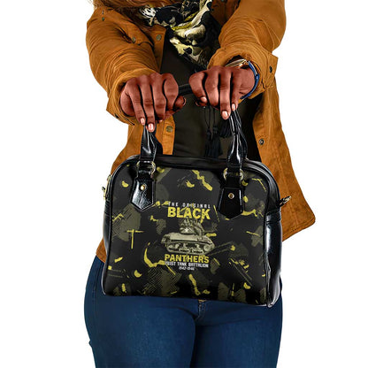 The Original Black Panthers 761st Tank Battalion Shoulder Handbag African American Heroes - African Pride
