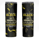 The Original Black Panthers 761st Tank Battalion Skinny Tumbler African American Heroes - African Pride