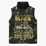 The Original Black Panthers 761st Tank Battalion Sleeveless Puffer Jacket African American Heroes - African Pride