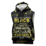 The Original Black Panthers 761st Tank Battalion Sleeveless Zip Hoodie African American Heroes - African Pride