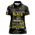 The Original Black Panthers 761st Tank Battalion Women Polo Shirt African American Heroes - African Pride