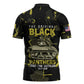 The Original Black Panthers 761st Tank Battalion Zipper Polo Shirt African American Heroes - African Pride