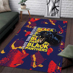 761st Tank Battalion Black Panthers Area Rug Legendary African American WWII - African Pride