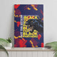 761st Tank Battalion Black Panthers Canvas Wall Art Legendary African American WWII - African Pride