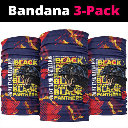 761st Tank Battalion Black Panthers Neck Gaiter Legendary African American WWII - African Pride