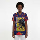 761st Tank Battalion Black Panthers Scrub Top Legendary African American WWII - African Pride