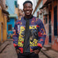 761st Tank Battalion Black Panthers Sleeve Zip Bomber Jacket Legendary African American WWII - African Pride