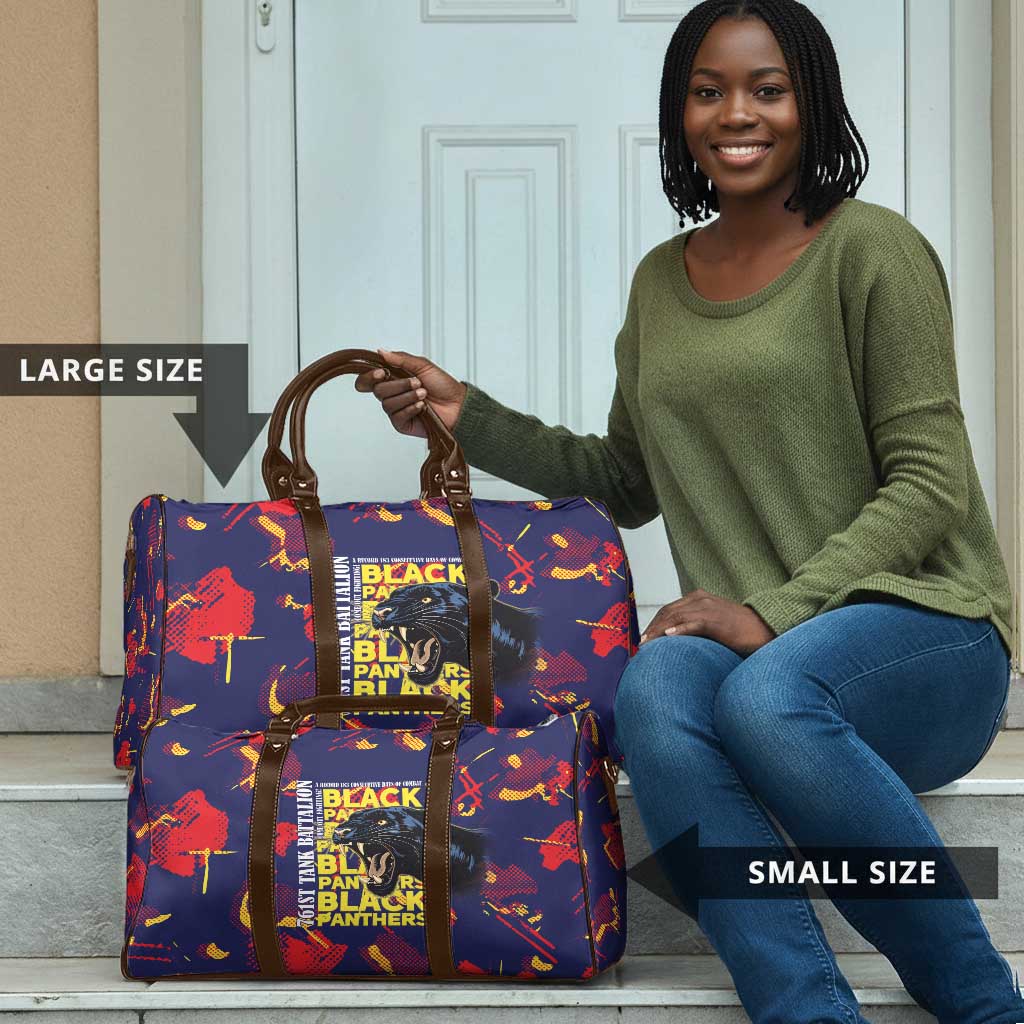 761st Tank Battalion Black Panthers Travel Bag Legendary African American WWII - African Pride