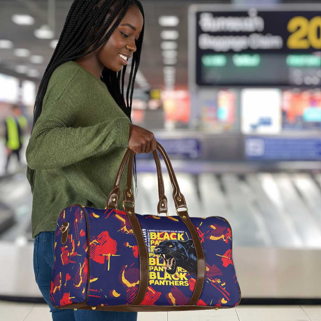 761st Tank Battalion Black Panthers Travel Bag Legendary African American WWII - African Pride