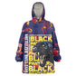 761st Tank Battalion Black Panthers Wearable Blanket Hoodie Legendary African American WWII - African Pride
