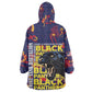 761st Tank Battalion Black Panthers Wearable Blanket Hoodie Legendary African American WWII - African Pride