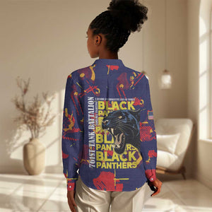 761st Tank Battalion Black Panthers Women Casual Shirt Legendary African American WWII - African Pride
