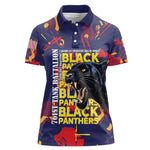 761st Tank Battalion Black Panthers Women Polo Shirt Legendary African American WWII - African Pride