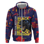 761st Tank Battalion Black Panthers Zip Hoodie Legendary African American WWII - African Pride