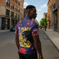 761st Tank Battalion Black Panthers Zipper Polo Shirt Legendary African American WWII - African Pride