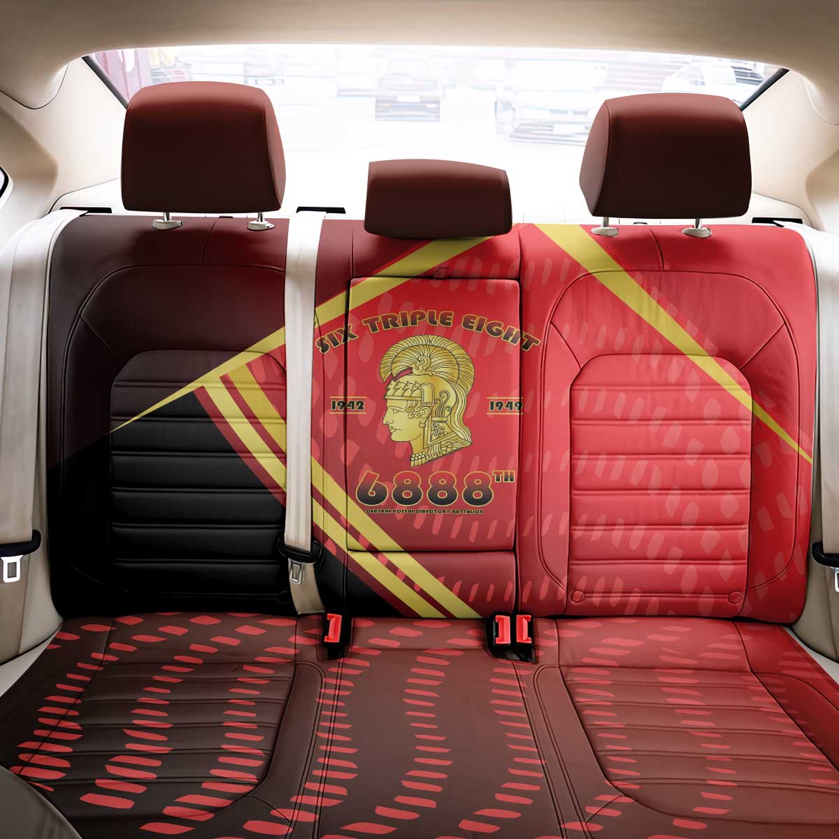 Six Triple Eight Legacy Back Car Seat Cover 6888th Battalion 1942-1949