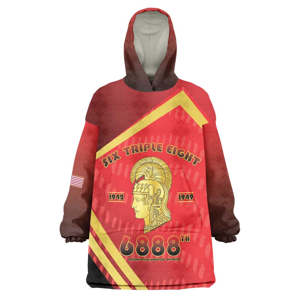 Six Triple Eight Legacy Kid Wearable Blanket Hoodie 6888th Battalion 1942-1949