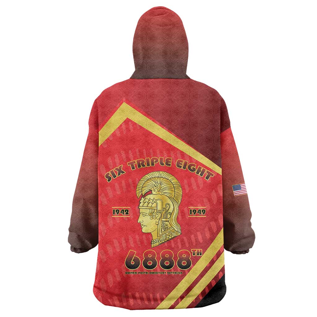 Six Triple Eight Legacy Kid Wearable Blanket Hoodie 6888th Battalion 1942-1949