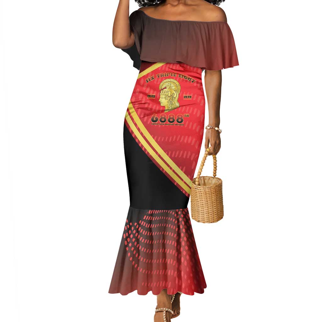 Six Triple Eight Legacy Mermaid Dress 6888th Battalion 1942-1949